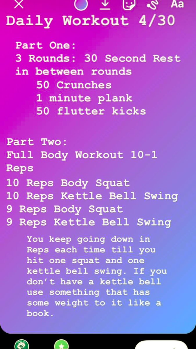 GreenHill_VB's tweet photo. Daily Workout!!! Just two more days and you will have a break for the weekend. LET'S GET IT! #TheHill https://t.co/ipr2izCc6I