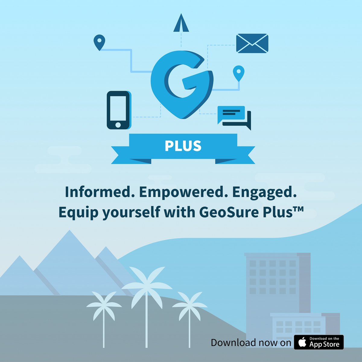 GeoSureGlobal's tweet photo. Download now on the App Store for iPhone and iPad - https://t.co/uPuwv0mvKx

#travel #health #wellness #traveltech #geosure #app #tech #design #iphone #safety https://t.co/A4cVyjxn1X