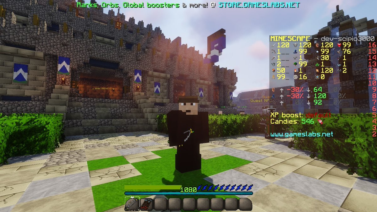 Gryphonrb On Twitter Wanted To Post A Shoutout To A Server I Ve Been Enjoying In My Downtime Called Minescape By Gameslabs A Runescape Inspired Minecraft Mmorpg With Tons Of Unique