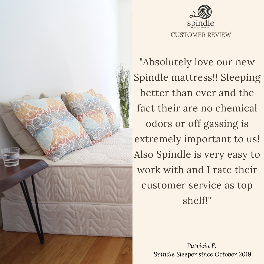 SpindleMattress's tweet photo. There is more to Spindle than just a natural mattress. Contact our customer service and see if Spindle is right for you! #naturalbed #mattress #bed #zzz #sleep #snooze https://t.co/39wY33SDWd