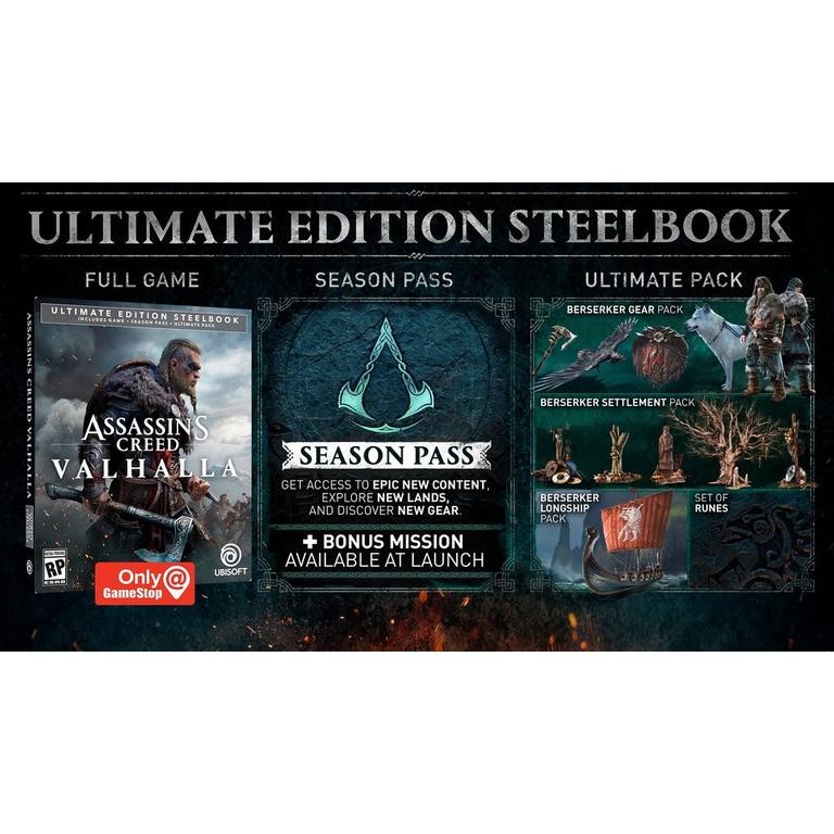 Content of the Ultimate Pack for Assassin's Creed Valhalla