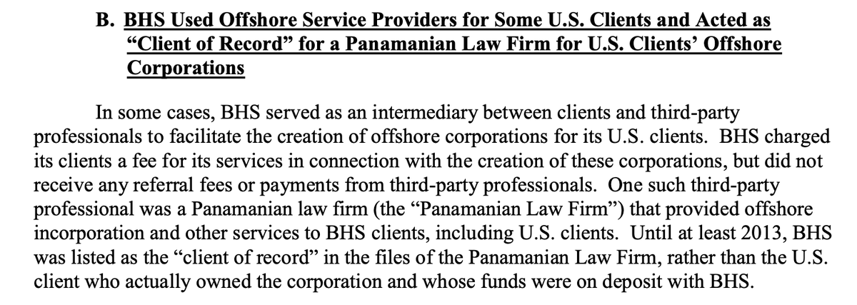 WHAT'S THIS? Israel's largest bank and a PANAMANIAN LAW FIRM? Why, that sounds familiar!