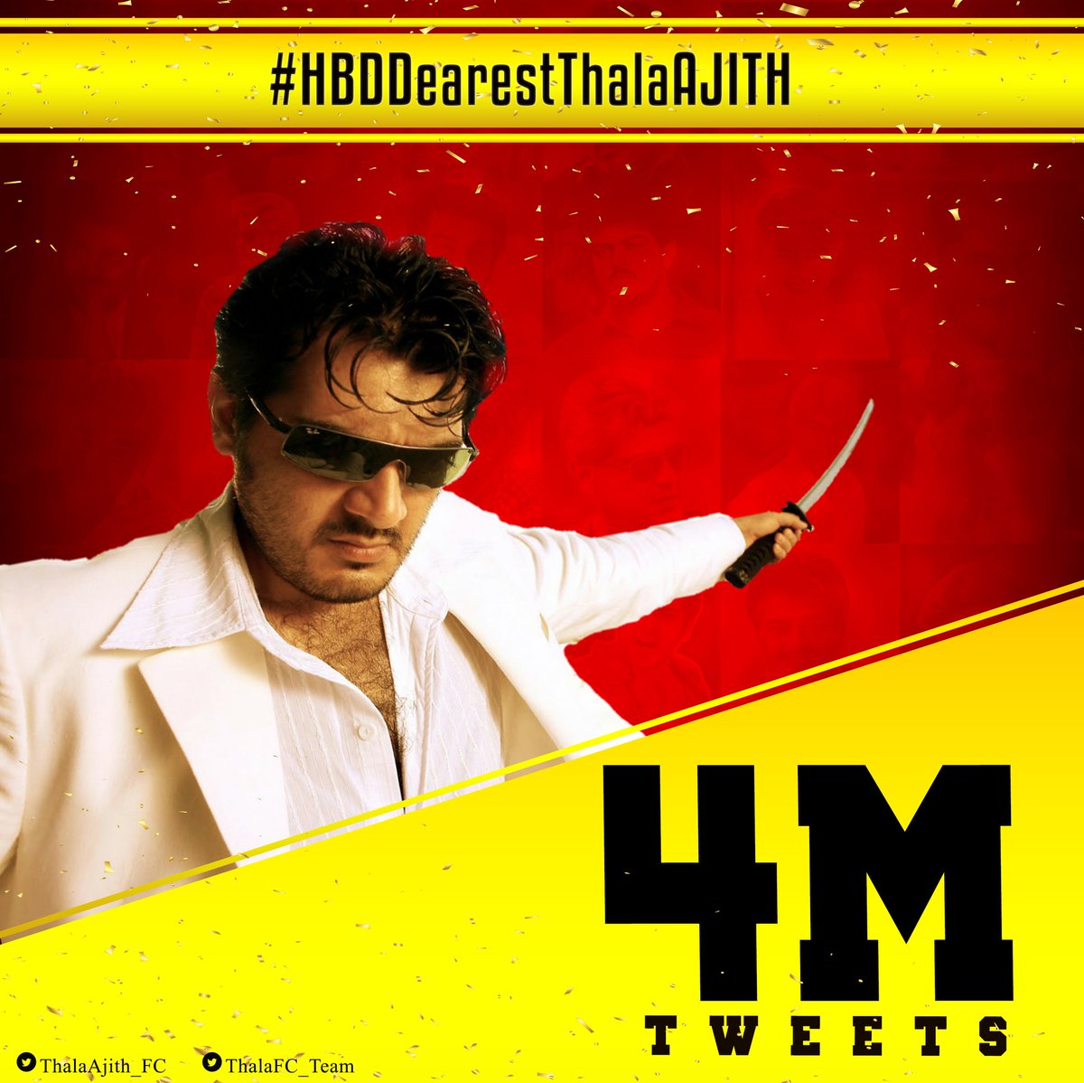 rameshlaus's tweet photo. 4 Million Tweets for #HBDDearestThalaAJITH https://t.co/8izTOwOzWV