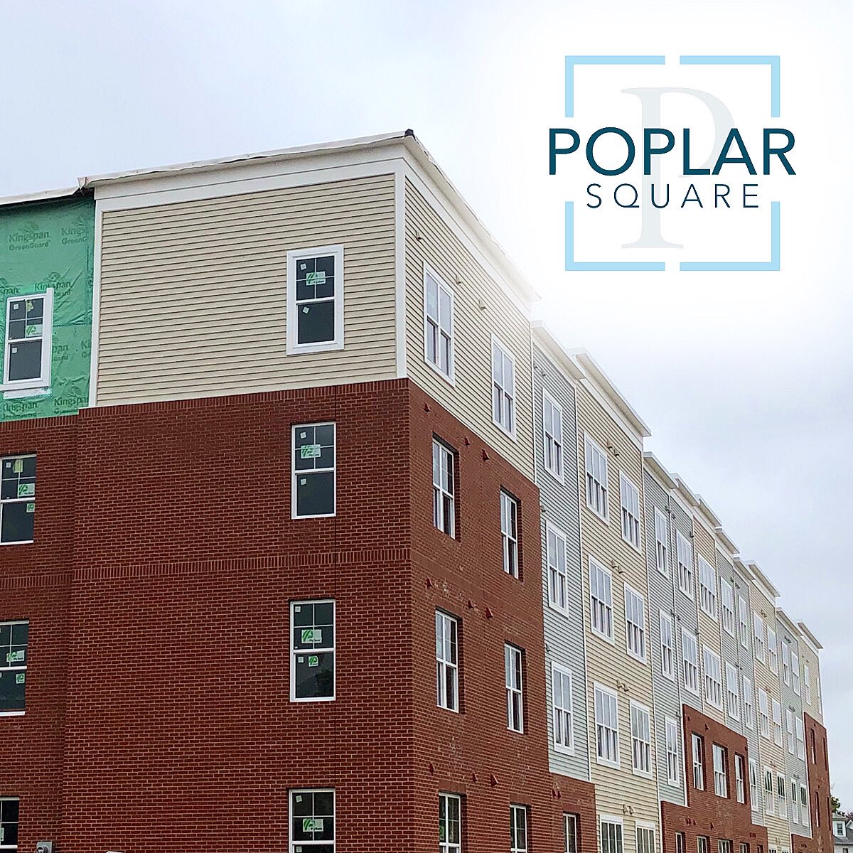 Poplar Square Apartments on Twitter "Exterior near completion ️ 