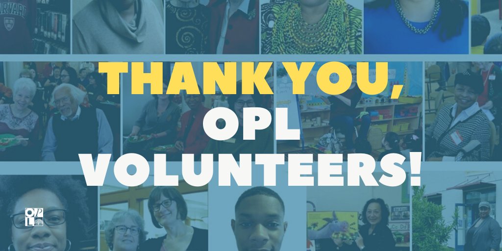 oaklibrary's tweet photo. April is #NationalVolunteerMonth! Here's a huge thank you to all volunteers for their love and service! Because of you, we're able to reach more people &amp; offer better services/programming. We ♥️ you!

Have a story or some love to give? We'd love to hear from you: https://t.co/frRB13v4M1