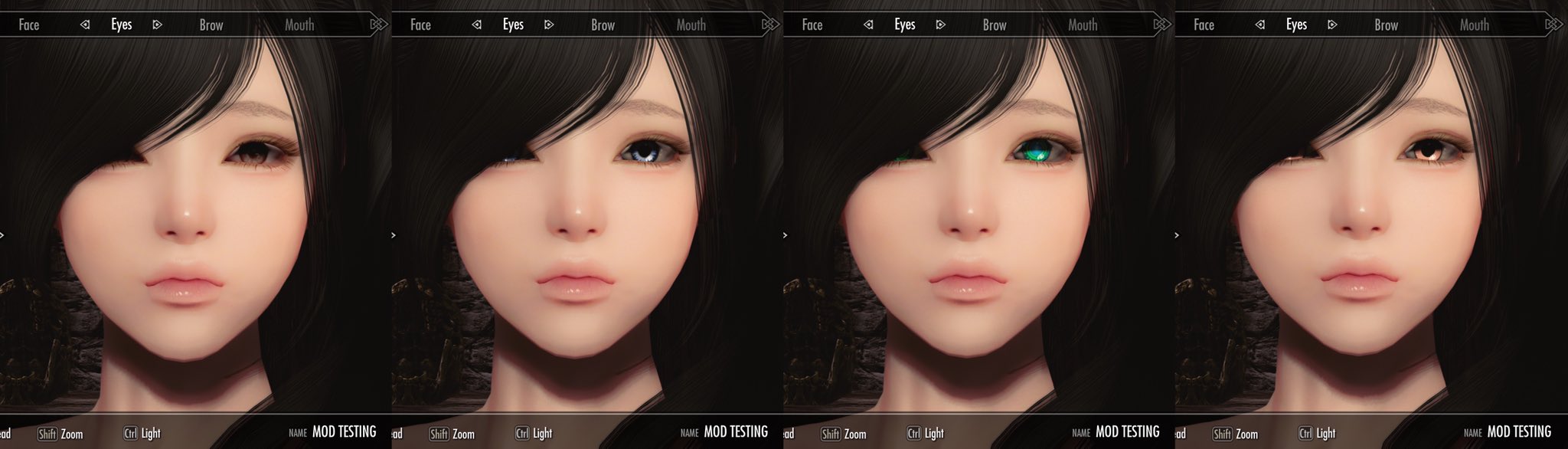 Nurse Sunjeong Does Anyone Know How I Can Fix The Dark Shadow Across The Eyes I Already Tried Installing Eye Normal Map Fix And Eye Ao Fix Issue Is Still