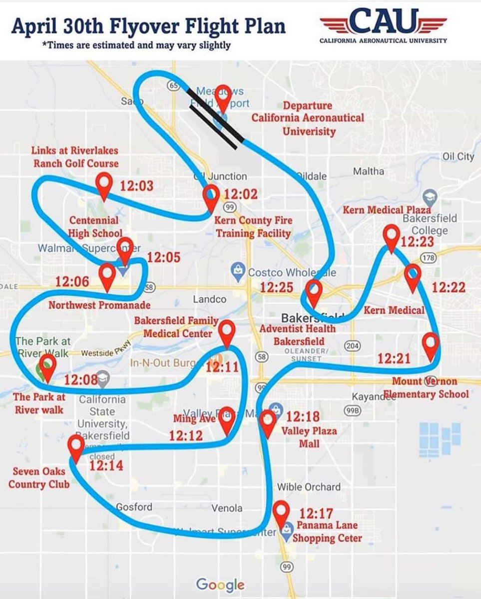 Today's Flyover to Salute healthcare workers &amp; essential employees will be led by the <a href="/CondorSquadron/">Condor Squadron</a> flying WWII North American AT-6 aircraft. 

Probably the greatest name ever given to a squadron. #Condorstown