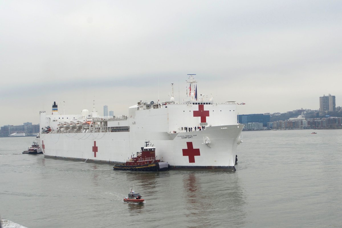 #USNSComfort departs #NYC after supporting @DeptofDefense's COVID-19 response efforts to New York and New Jersey. Extremely proud of our @USNavy Sailors for answering the call when our Nation needed their help the most. @US2ndFleet 

navy.mil/submit/display…