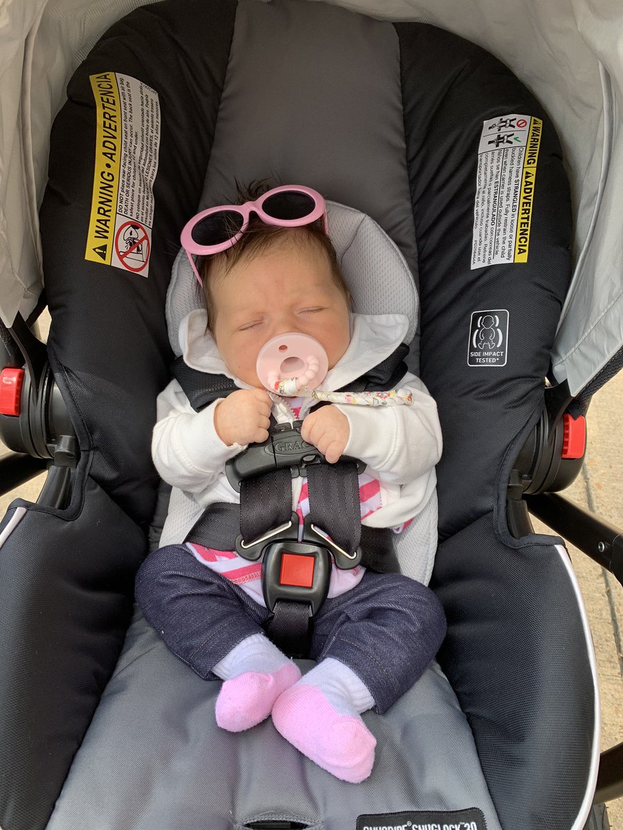 It’s been a busy morning playing in the nursery, reading our favorite books, and taking walks around the block! 

Little Charlotte is already six weeks old!