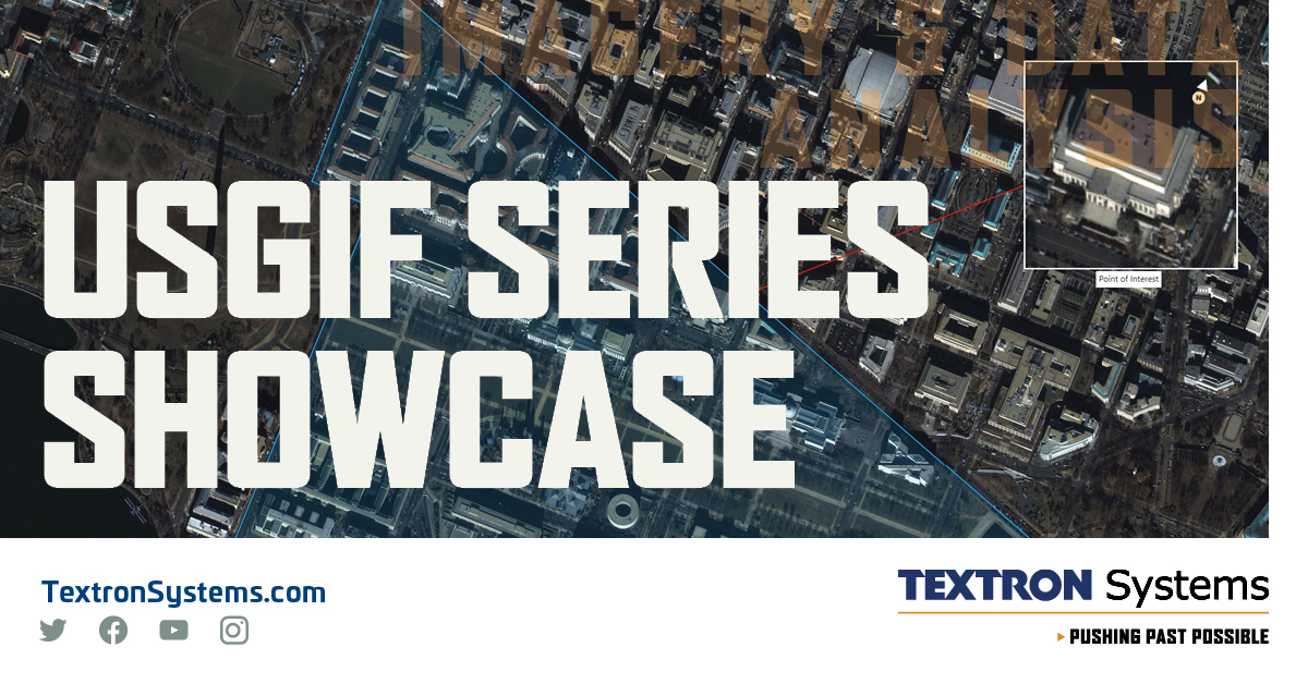 TXTSystems's tweet photo. Check out our virtual booth through the @USGIF’s GeoConnect Series Showcase - launching today! Catch up on our newest cutting-edge imagery &amp; data analysis software and learn how these products can scale to meet your needs. Link below!
https://t.co/OGnwkplqVr 
 #SeeGEO #USGIF #GIS https://t.co/gthJwEKhEF
