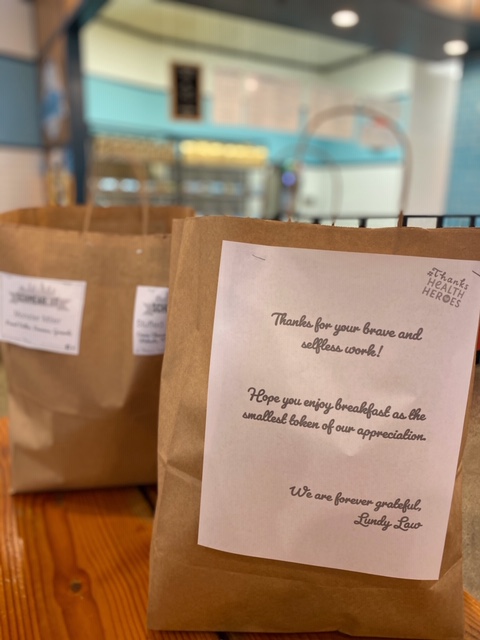 Lundy_Law's tweet photo. As a small token of our appreciation, Lundy Law had @Schmearit bagels delivered to the healthcare workers at @TJUHospital this morning!

Thank you to the brave heroes on the frontlines! https://t.co/yVY4rlaqyv