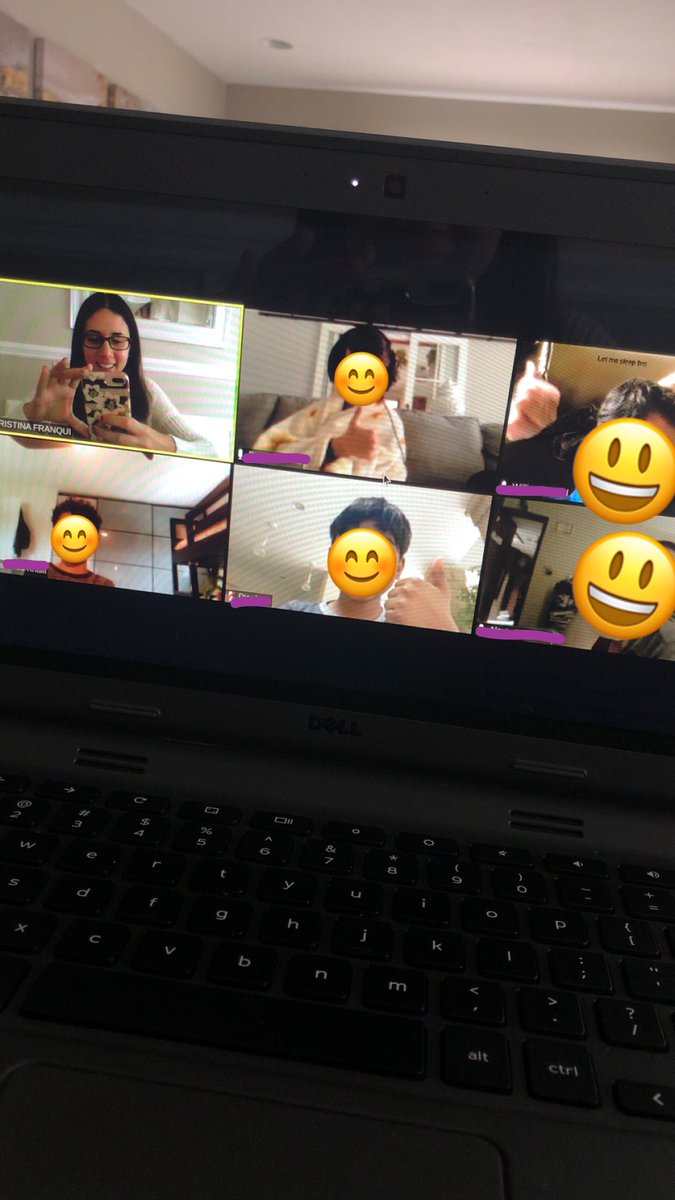 Thursday means virtual book clubs! Each week they continue to surprise me with their meaningful discussions! So proud of my students. ☺️ <a href="/WarnsdorferEB/">Warnsdorfer</a>