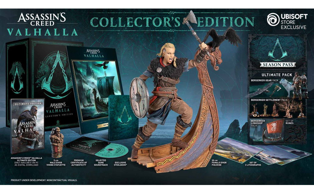 collectabox's tweet photo. 🧔🛶JETZT VORBESTELLBAR: Assassin’s Creed Valhalla Collector's Edition - 199,99€

🛒https://t.co/U9VEqSztne

#AssassinsCreedValhalla #Steelbook #PC #PS4 #XboxOneX #CollectorsEdition #collectabox https://t.co/q87YOa4cG0