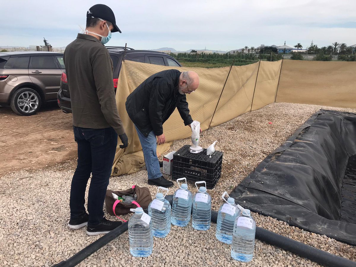 GarciaArostegui's tweet photo. Se inician los ensayos con aguas subterráneas del proyecto @BIODESNITRIFIC1
Grupo Operativo "Aplicación de métodos biológicos de desnitrificación en aguas relacionadas con los sistemas agrícolas del Campo de Cartagena".
Más información en:
https://t.co/ZaQJ5Ojz7h
@Agrinnova1 https://t.co/18XELqL35q
