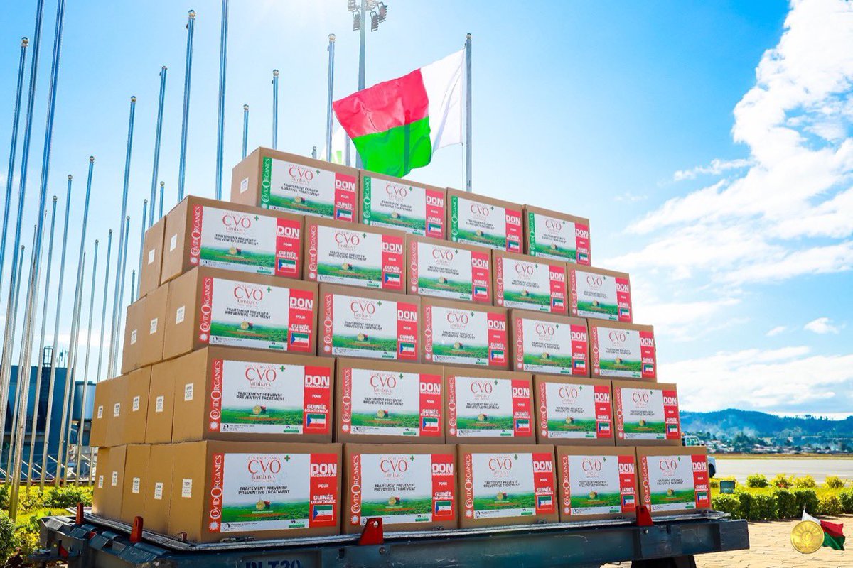 AfricaFactsZone's tweet image. Equatorial Guinea's Deputy Minister of Health, Mitoha Ondo'o arrived in Madagascar to take packages of Madagascar's Coronavirus medicine, Covid Organics back to Equatorial Guinea.