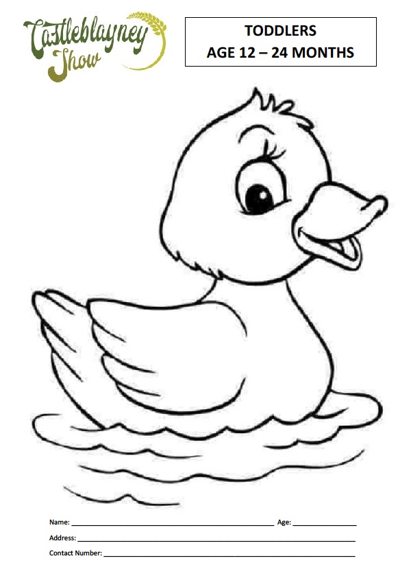 Toddler Colouring Sheet