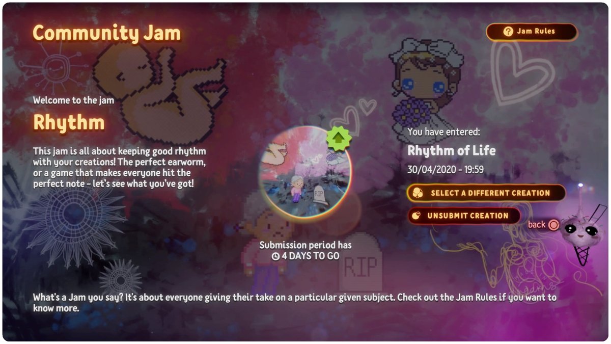 FuchsFeuer22763's tweet image. I hope that goes well! It's very "special" this time... more psychedelic! Oo #DreamsPS4 #CommunityJam #PS4share