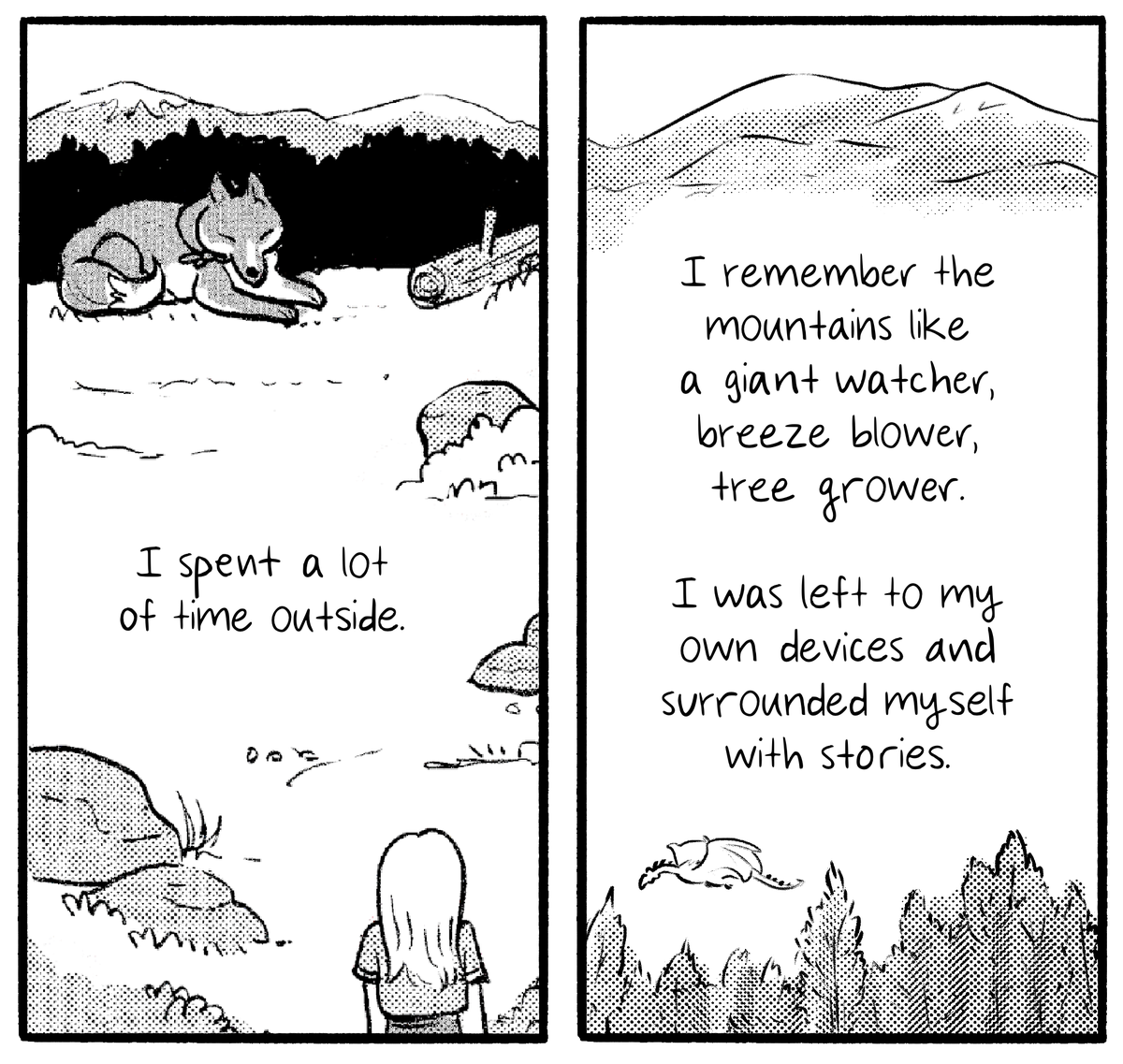 ?the mountains ?
a new #autobiocomic made of some familiar pieces 