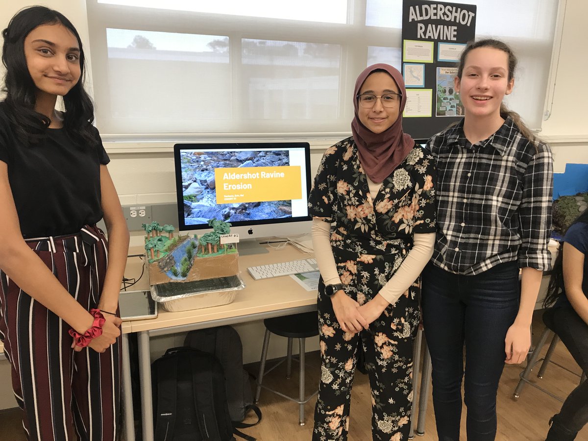 The  @ISTEM_HDSB students have been involved in PBL all year long.They've done cool work with  @McMasterEng and  @cityburlington.