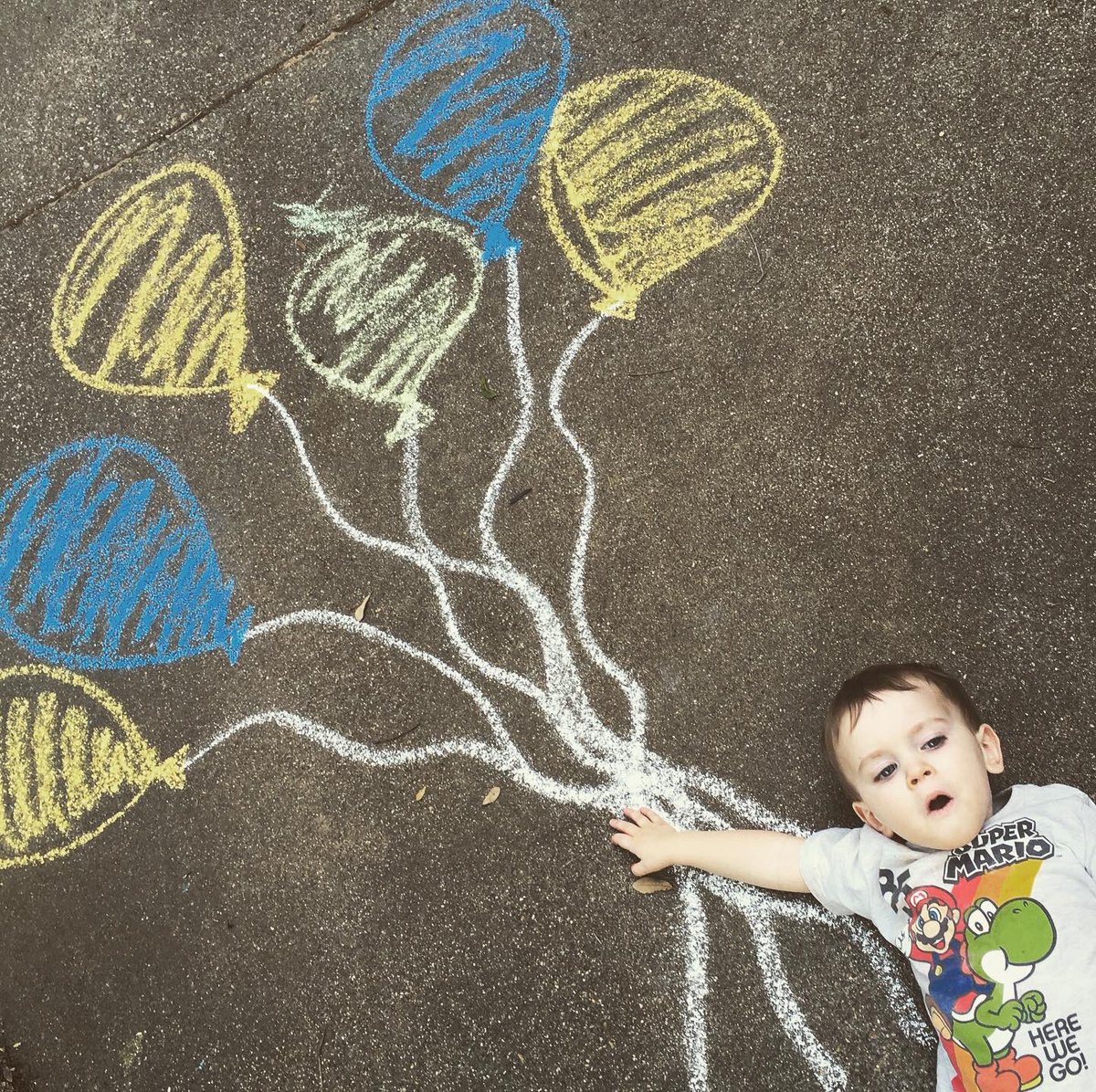 MrsLeeannMorris's tweet photo. The whole crew participated in art this week with the #chalkadventures on this beautiful day! #mjm #kam #tdm #mem #TheSpringCreekWay @SCES_Scorpions https://t.co/LtNbypPNAK