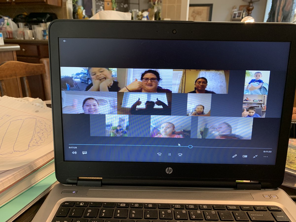 Bellaroxz's tweet photo. We had a great time talking about our favorite foods during our 3rd virtual class meeting.  Thumbs up - we liked it; Thumbs down - we didn't! Fish, Menudo, Pizza, and more.. <3 Ms. Mendiola and Ms. Yanez's Collab PK Class! @NISDAllenES @NISD_ECE @byanez77 @aprilgu46620250 https://t.co/iMHH7JsedX