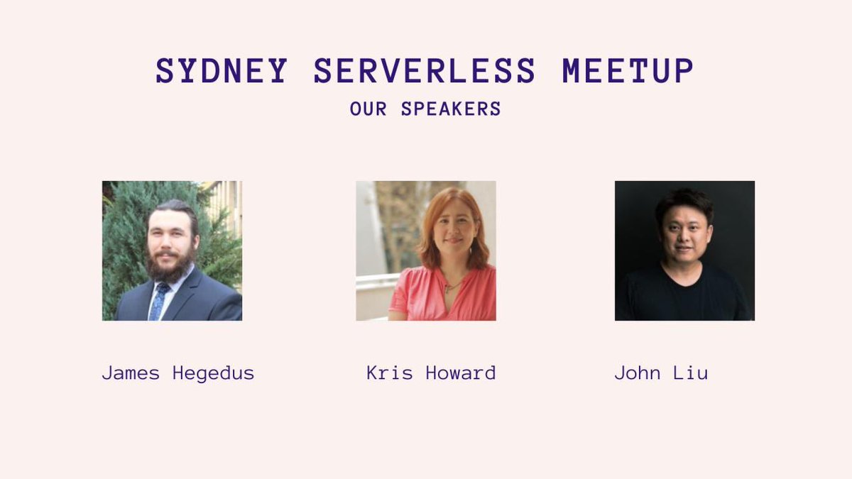 SydneyServerless tweet media