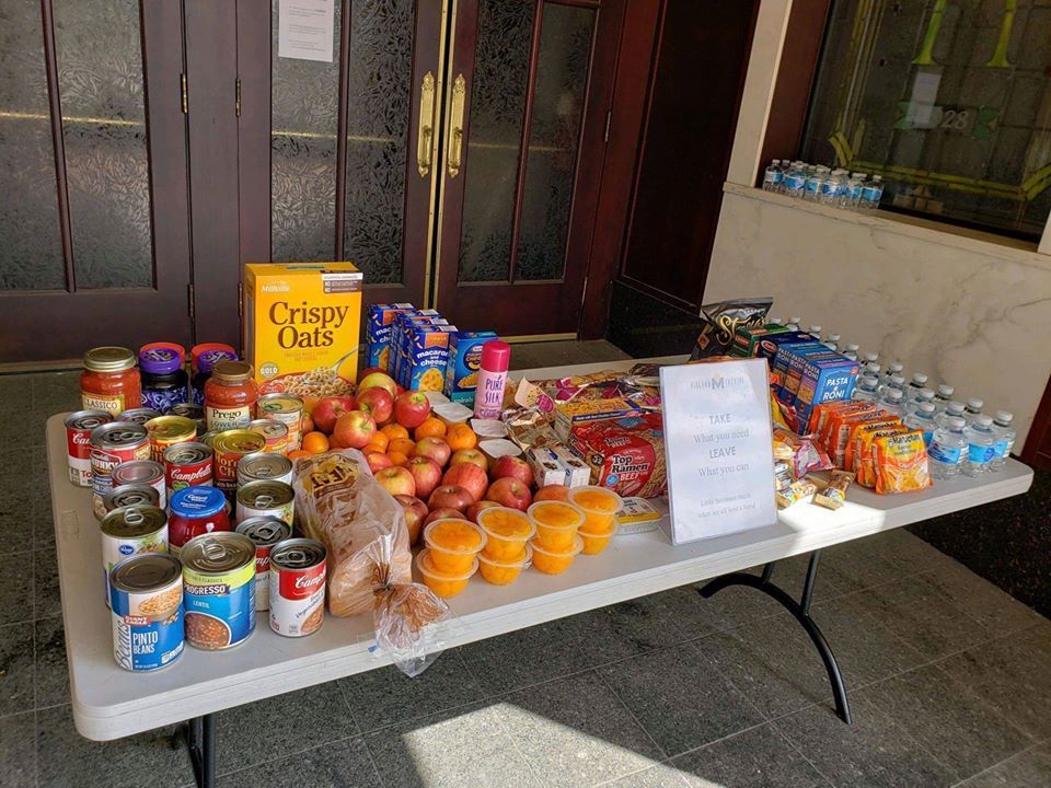 MidlandTheatre's tweet photo. Just a friendly reminder that our food table will be available to receive and distribute goods starting tomorrow morning at 10:00am through Sunday.
Take what you need, leave what you can! A little becomes much when we all lend a hand.
#JoinOurTable #InThisTogether https://t.co/Nj6mzBheNU