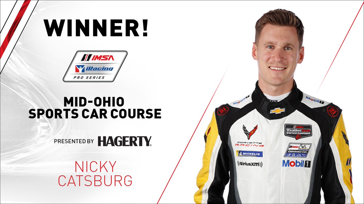 .@nickcatsburg takes the 🏁 at @Mid_Ohio! @BMWMotorsport takes 1st and 3rd with @Turnermotrsport in 2nd! Thank you everyone for tuning in! #IMSA