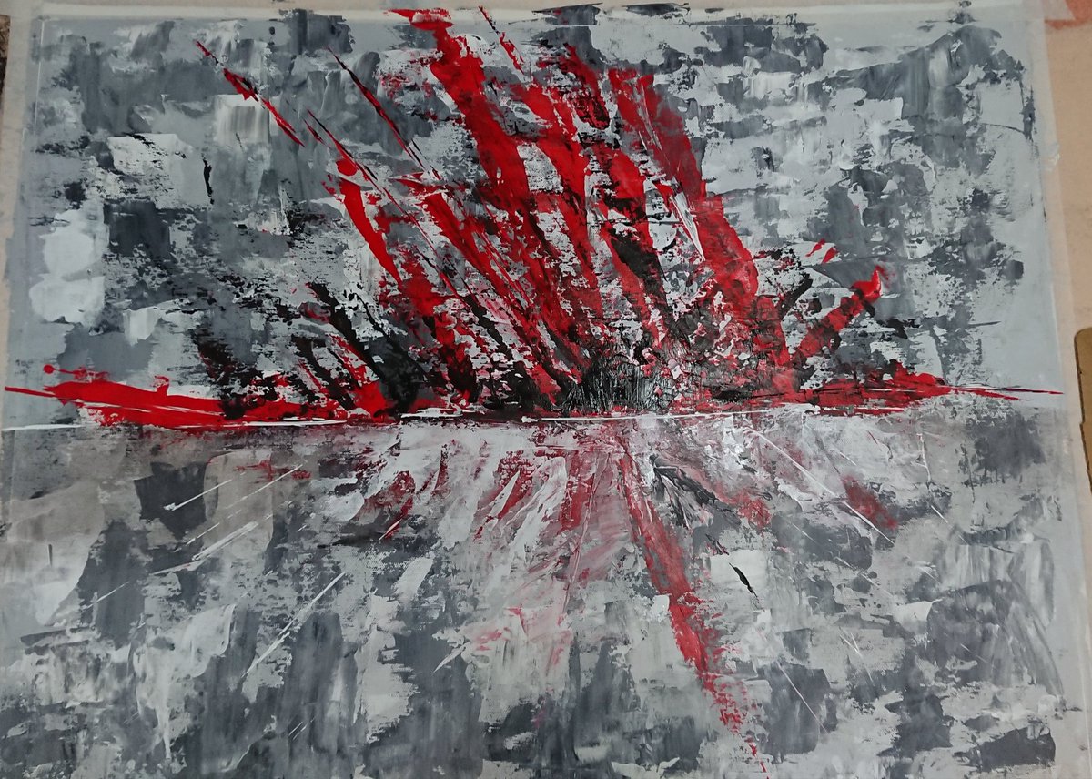 Advance 
#abstractart #acrylicpainting