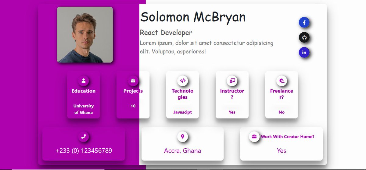 mcbryan1z's tweet image. Day5⃣2⃣-5⃣5⃣ of #100DaysOfCode @codetraingh #codetrainchallenge
So I&apos;ve been working of my second project at CreatorHome.
We are building a User data collection for our group.
Below is the UI I&apos;ve worked on. Check it out
👇👇👇👇👇