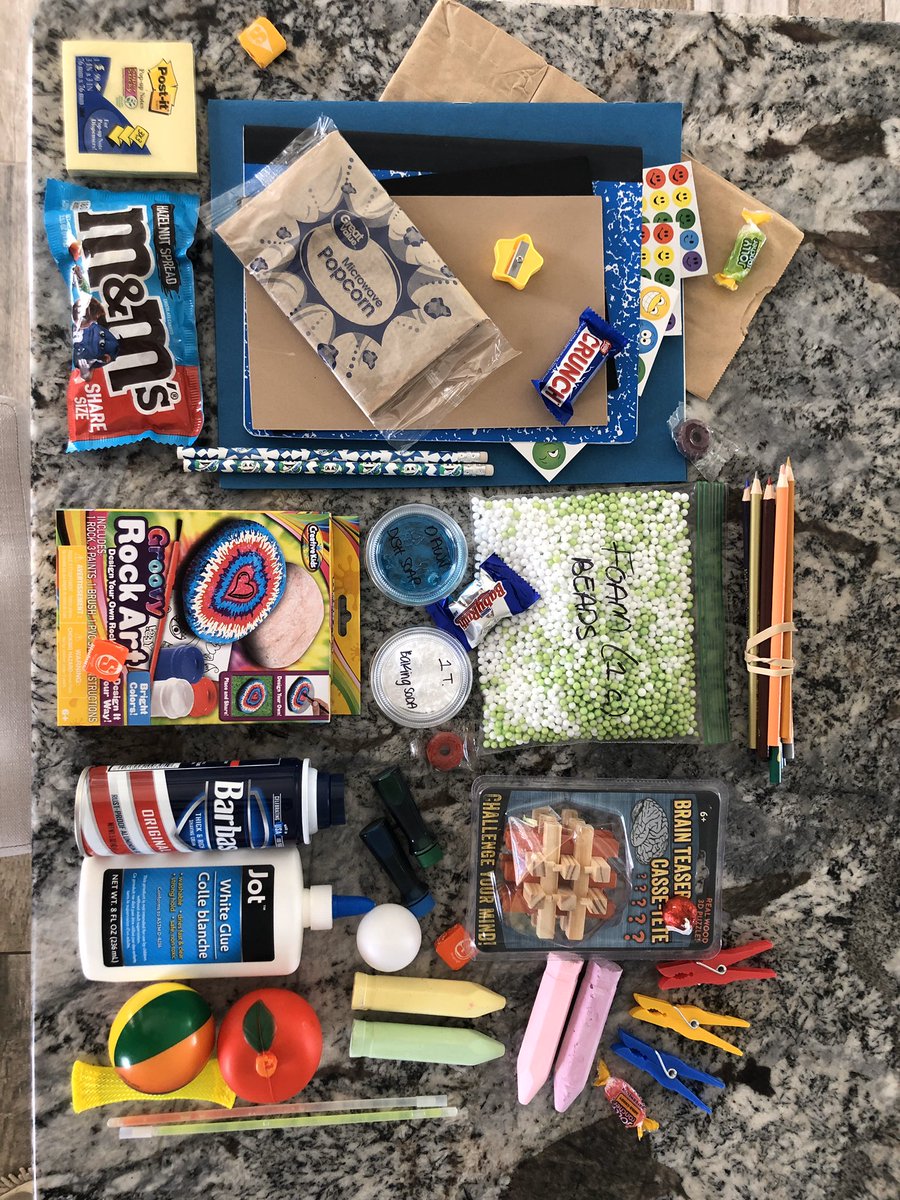 MsAmanda_BTMS's tweet photo. Sneak peek inside the at-home learning baskets I’ve created for my students... #learnfromhome #virtuallearning #btms #flexyourbrain #btmseagles #teacherlife https://t.co/WhvCtiUw2b