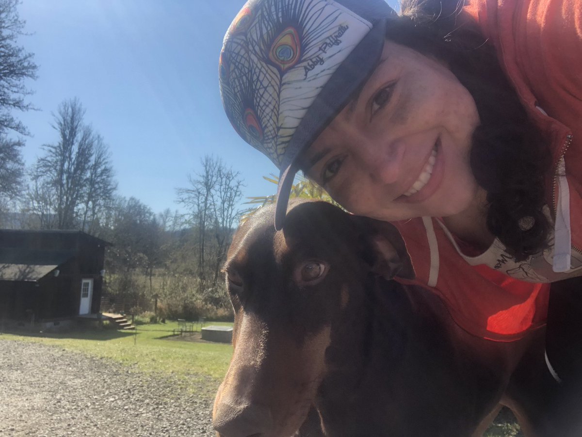 Finding the time to take a break from the Zoom calls and enjoying the simple pleasure of walking Daphne around our property. #GiftofTime