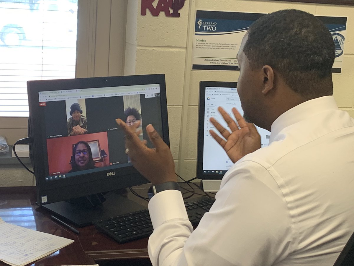 rvhs's tweet photo. Great virtual session with @rvhs CAT grads and current students. Thx Ms Finney for providing the experience #NEXTLEVEL #PostSecondaryGoals @DrMarlonThomas @DrFoxworth https://t.co/H2xCfpRVBC