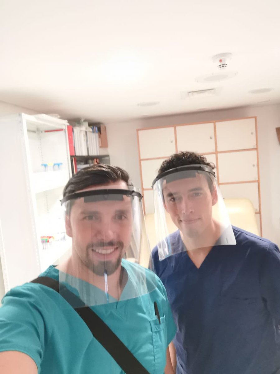 DrPedroAlvarado's tweet photo. Muy agradecidos con @AyokDesign por las 40 caretas de protección que donaron para el personal médico del @incmnszmx ante la contingencia por #COVID19 https://t.co/7jjaSC26Uq