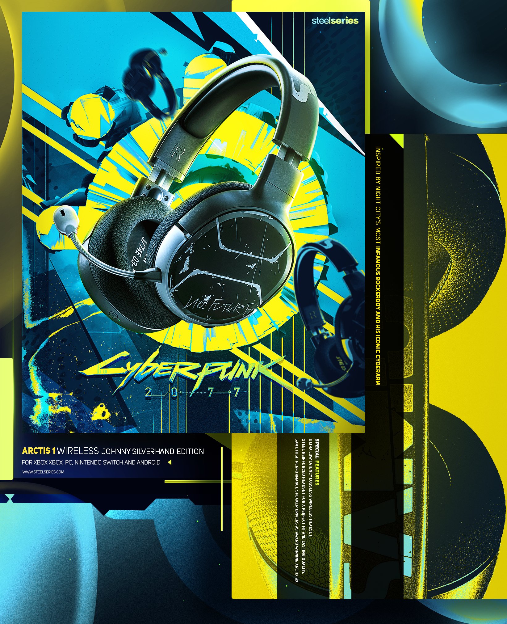 arctis 1 johnny silverhand edition