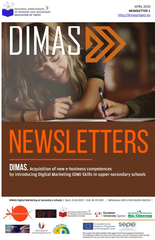 DIMASPROJECT1's tweet photo. The first newsletter of @DIMASPROJECT1 is online!
Go to the following link: https://t.co/VI0l2tsOhz
#dimasproject1
#DigitalMarketing
#newsletter https://t.co/WTvgU3qlSU
