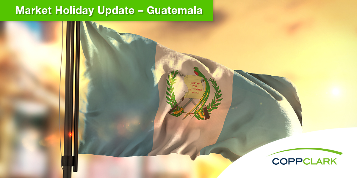 Copp Clark Limited on Twitter "Market Holiday Alert Guatemala GTQ