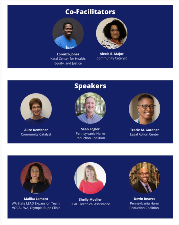 Join us alongside @HealthPolicyHub @VOCALwashington @lac_news & @PAHarmReduction for a discussion on 'Opportunities to Pivot: Advocating for Future Needs After #COVID19' this Fri, 5/1, 4-5:30 PM ET. Katal's @dareallorenzo is co-facilitating!

Register here
zoom.us/meeting/regist…