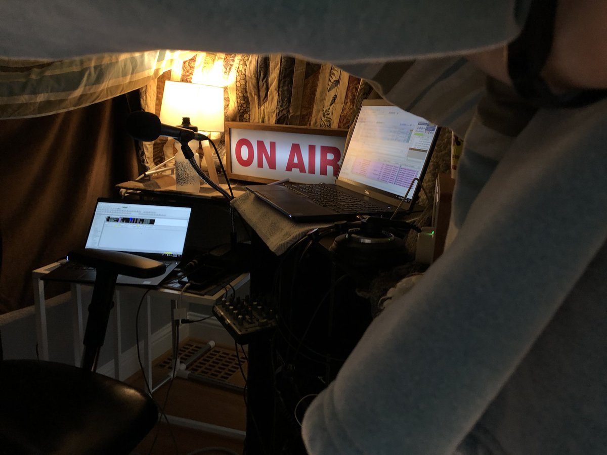 I’m *thrilled* to be broadcasting live from my blanket fort studio to bring you the <a href="/CBCSask/">CBC Saskatchewan</a> news this afternoon. Tune in! 102.5 fm in Regina, 94.1 in Saskatoon and 540 am across the province. Choose Regina and Listen Live here: cbc.ca/listen/live-ra… 📻 🎙