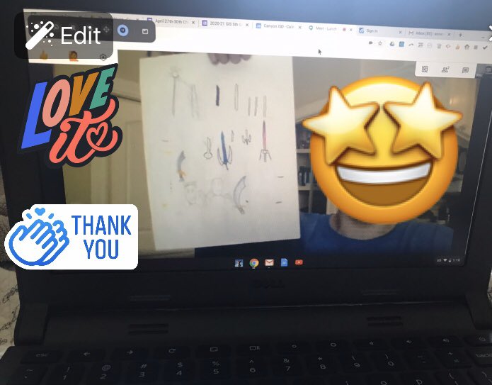 amwartes's tweet photo. Had the best time discussing this student’s talent and hobby in art!! 
He said he likes to draw when he wants to relieve stress. Great job!👏

@tobyjking @RussReneau 
@GreenwaysIntSch 
#CISDROCKS https://t.co/BmqgkoILqw
