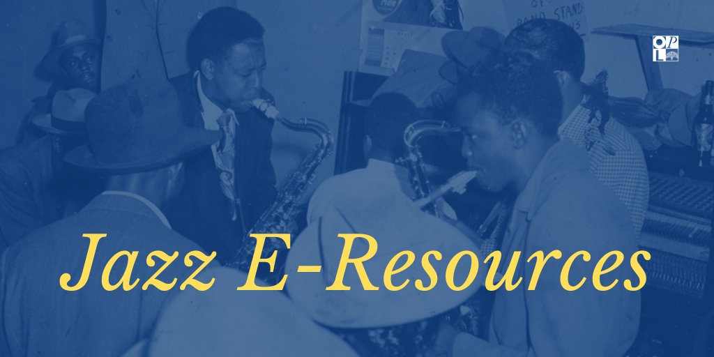 oaklibrary's tweet photo. April is also #JazzAppreciationMonth! Although we can’t invite you to see live music at Your Library right now, you can still learn about and enjoy jazz online:
https://t.co/e8DJX31njG
#Oakland #OPLonline #music #ShelterInPlace #California #MoreLibrary #JAM #Jazz https://t.co/tg57pxSoa7