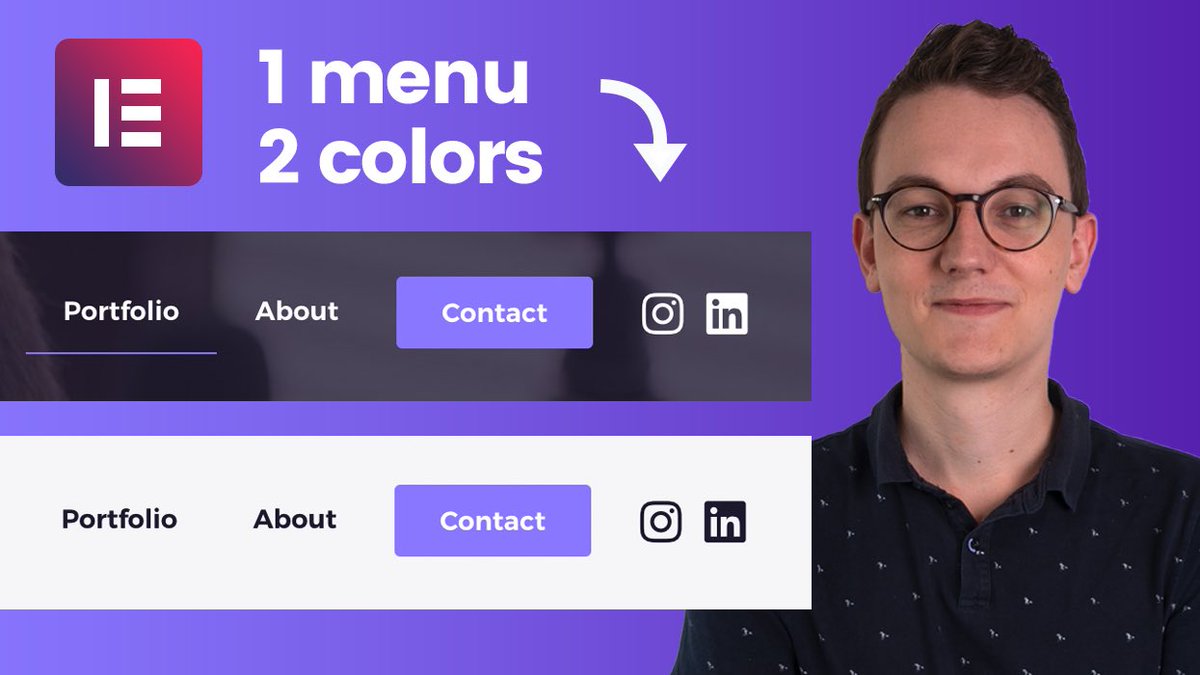 Back in the day it wasn’t possible to have a white and black menu on your Elementor website without using 2 templates. Now it is! Use the Dynamic Color feature in <a href="/elemntor/">Elementor</a> and use 1 template for 2 menu’s 👌🏼 Here it is! youtu.be/b5_-LzAtN5A