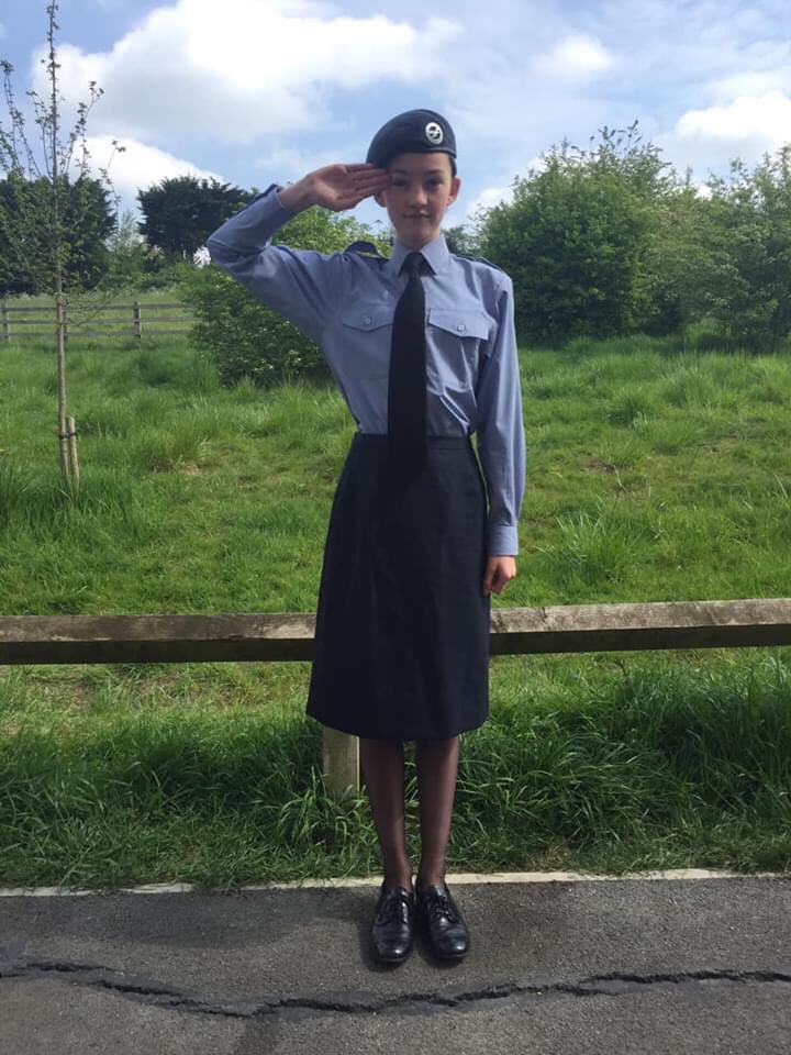 2491Atc's tweet photo. Cadets from @2491_lyneham_squadron showing their appreciation to #captaintommoore for his 100th Birthday and made it onto the @bbc mosaic. 

@bbcnews @swregionrafac @DorsetWiltsATC @aircadets @ComdtAC #whatwedo https://t.co/qUu3vBjxSg