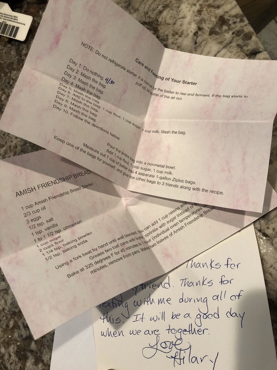 MadameTesoro's tweet photo. I miss my @westvikings friends/family! Today @WMSFACS dropped off some starter for Amish friendship bread, and I canโt wait to keep paying forward the love! Thank you! โค๏ธ #ProjectFriendship #CPSBestFriends https://t.co/O1UcG4ZAhG