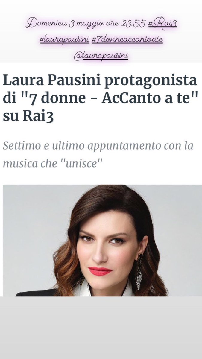 fgra80's tweet photo. L’orario penalizza un po’ @LauraPausini potevano anticipare anche mezz’ora 😉per te si fa questo ed altro.
3 tappe dei tuoi tour e 2 brani inediti tratti dal #LBSTADI non me li perderò per niente al mondo 🙌🏻🔝😍 https://t.co/q86aWaOfbG