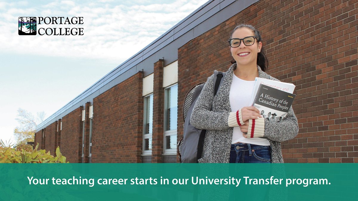 PortageCollege's tweet photo. Consider enrolling in the Portage College University Transfer Program today and be ready to start in the Aboriginal Teacher Education Program (ATEP), a Degree Program from the @UAlberta, fall 2022! https://t.co/pSy1tXVo8O