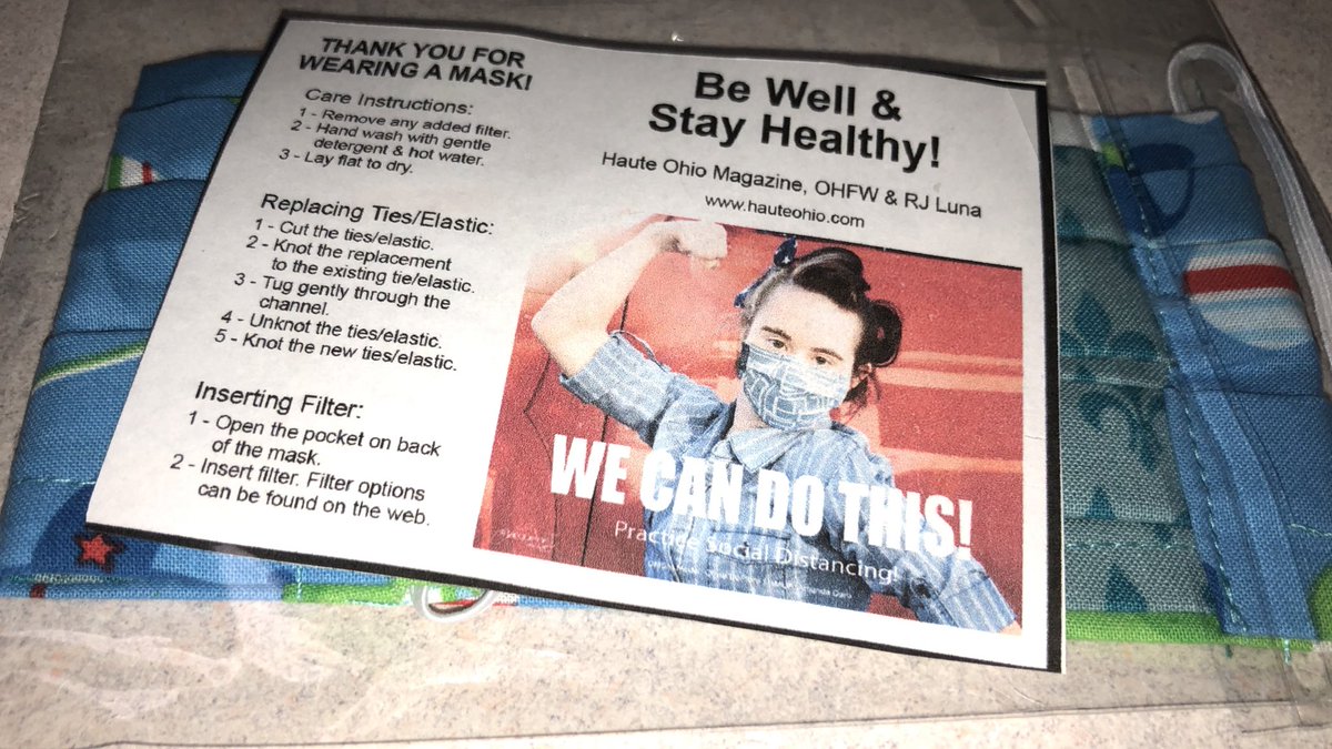 ACHShowersCtr's tweet image. Childhood Cancer Survivor and Ohio Miss Amazing 2019, Olivia Depiore, presents a donation of masks to @JeffreyHord for families to use @AkronChildrens where she received care and treatment.