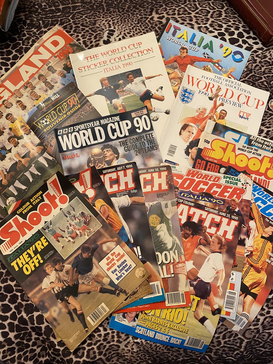 delpieri10's tweet photo. Mint Italia '90 magazines / sticker books...
#Italia90 #WC90
@Vincera90 @90sfootball @matchmagazine https://t.co/t8FSLXApDJ