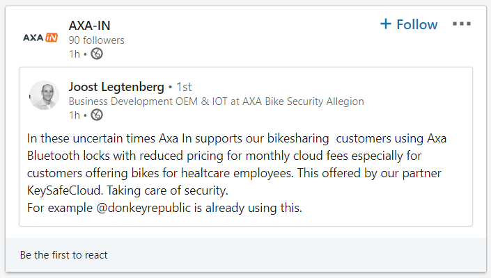 KeySafe_Cloud's tweet image. Proud to indirectly provide support to healthcare and other key workers, with AXA-IN and our KeySafe-Cloud tenants.

linkedin.com/feed/update/ur…