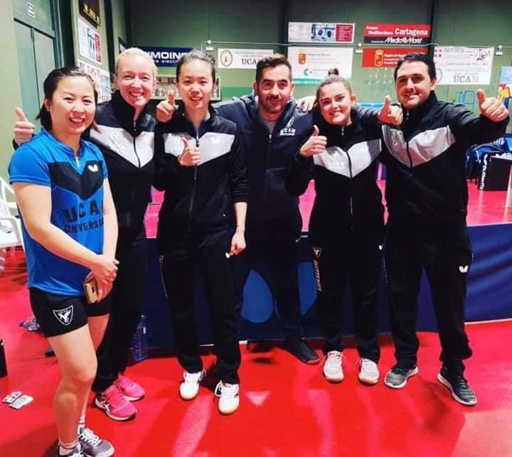 AGarciaPodium's tweet photo. Finalmente podemos decir que SOMOS CAMPEONES DE LA LIGA IBERDROLA @UCAM_Cartagena 🏆🥇🏓 https://t.co/lAlkq6v03m